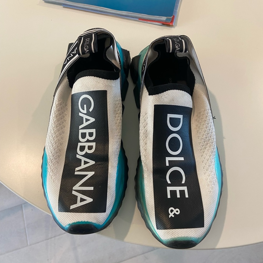 Dolce and Gabbana sock sneakers, love them but they are just too small